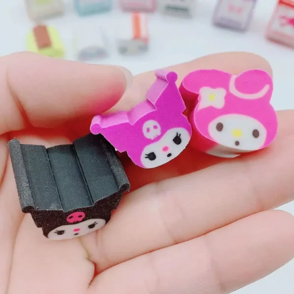 Sanrio-carton-erasers-closeup