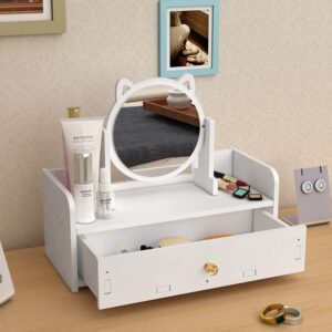 DIY-Desk-Organiser-with-drawer-and-vanity-mirror
