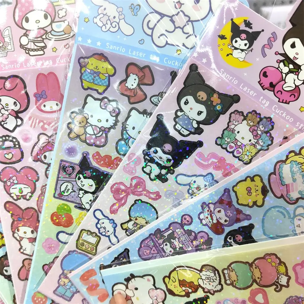 Sanrio-Holographic-Sticker-Sheet-online-India-2