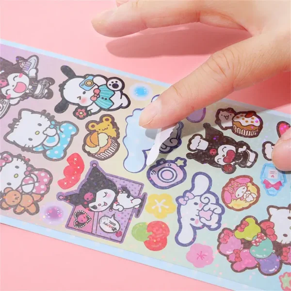 Sanrio-Holographic-Sticker-Sheet-online-India-3