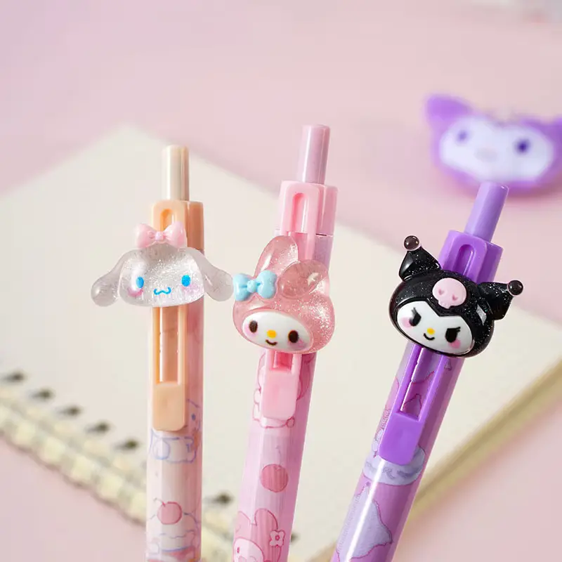 Sanrio-Gel-Pens-in-Kuromi-variant