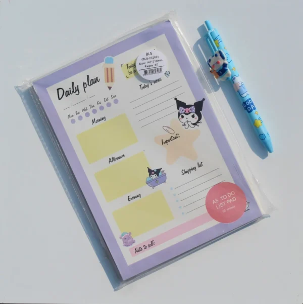 Kuromi-Daily-Planner-Sheets-online-India-1