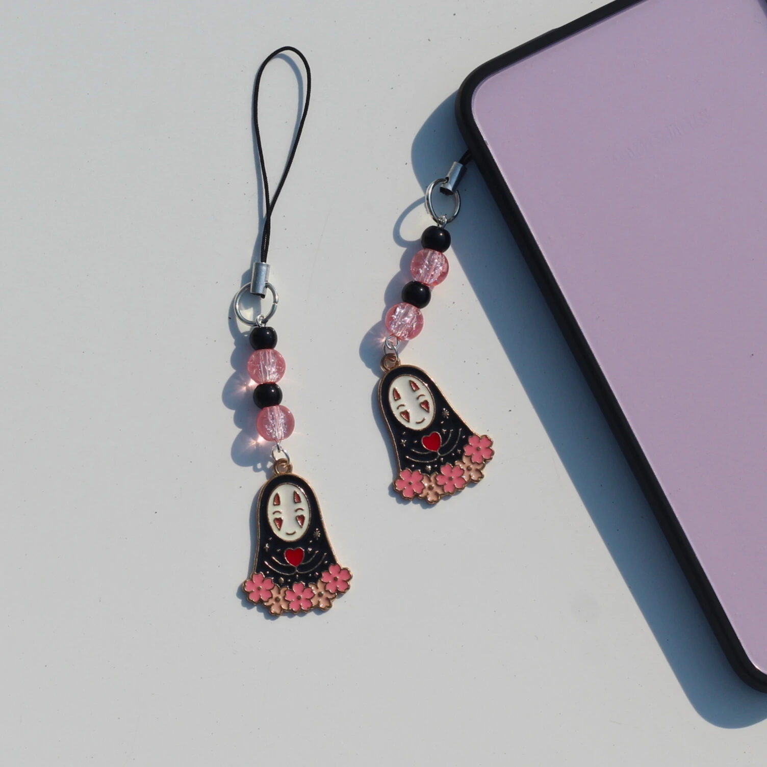 No-Face-Enamel-Phone-Charm-Online-India-3