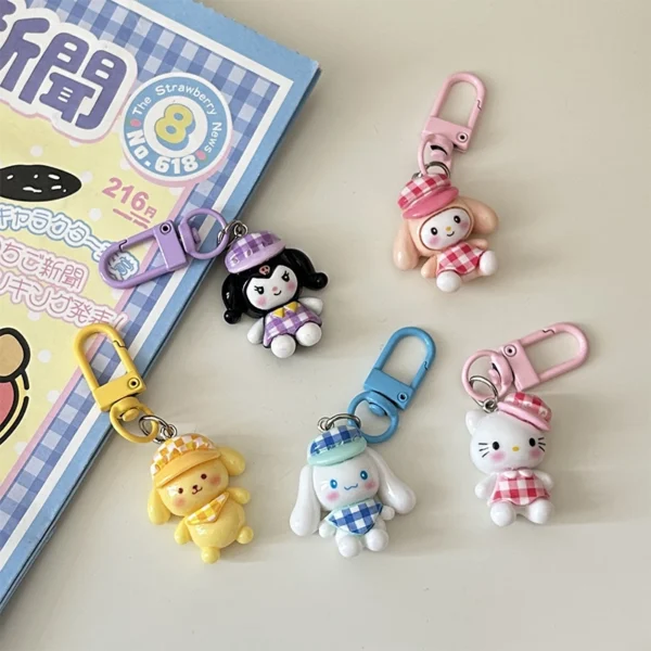 Sanrio-Gingham-Keychain-Charms-Online-India-3