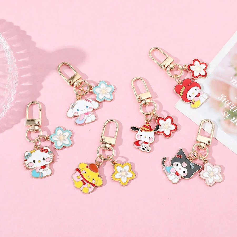 Sanrio-Sakura-metal-Keychain-charms-online-india-3