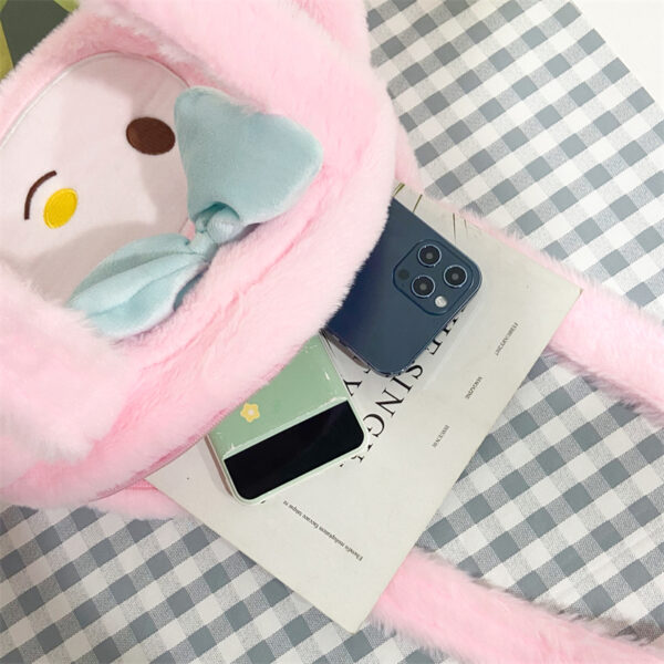 Sanrio Furry Plush Tote Bag