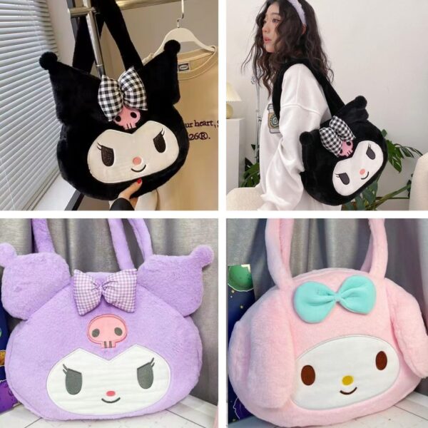 Sanrio-Furry-Plush-Tote-Bags-Online-India-1