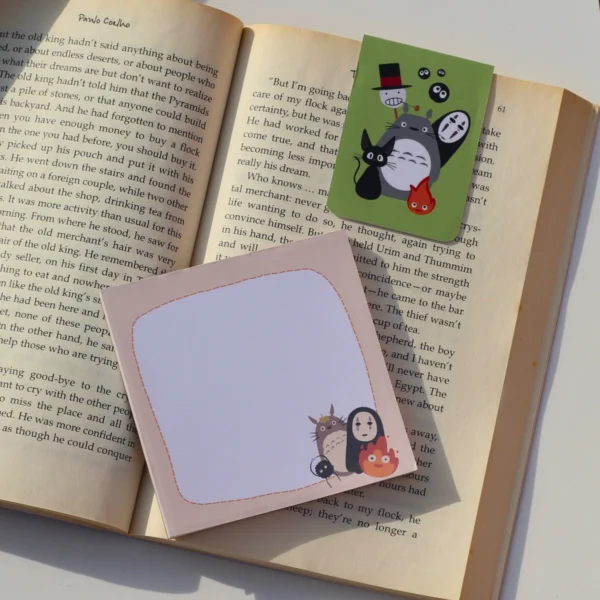 Studio-Ghibli-Notepad-and-Magnetic-Bookmark-Combo-online-India-1
