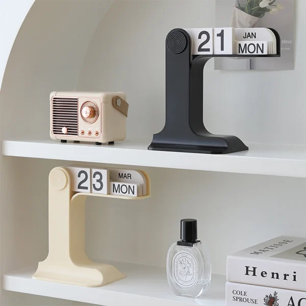 Minamilist perpetual flip desk calendar online india-3