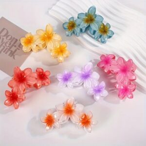 Triple-flower-large-hair-claw-clips