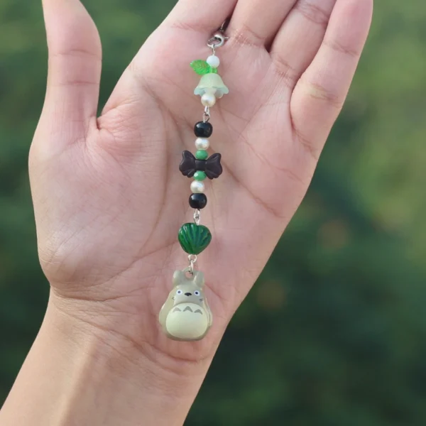 Aesthetic Totoro Bell Phone Charm 3