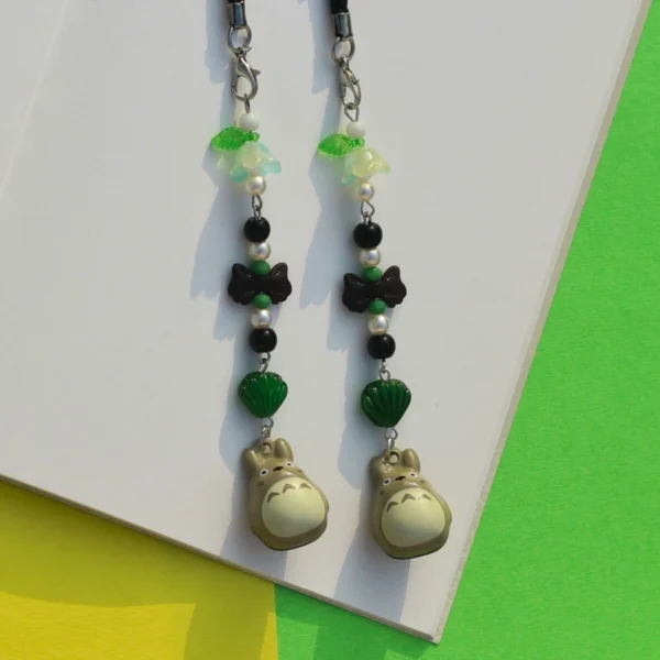 Aesthetic Totoro Bell Phone Charms