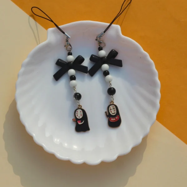 Ghibli-No-Face-Bow-Phone-Charms-online-india-1