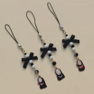 Ghibli-No-Face-Bow-Phone-Charms-online-india