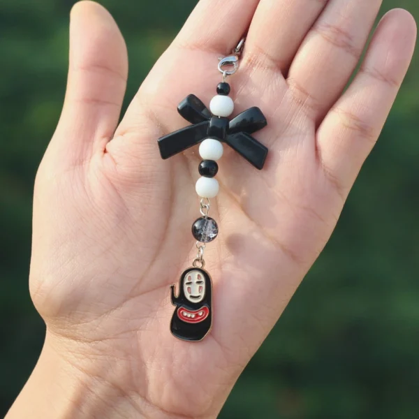 Ghibli-No-Face-Bow-Phone-Charms-online-india-7