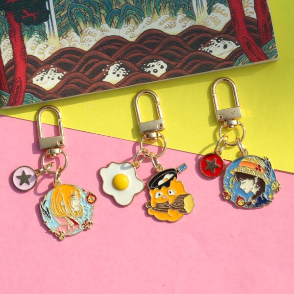 Howls-moving-castle-calcifer-keychain