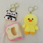 Duck-Plushie-and-Panda-Magentic-Keychain