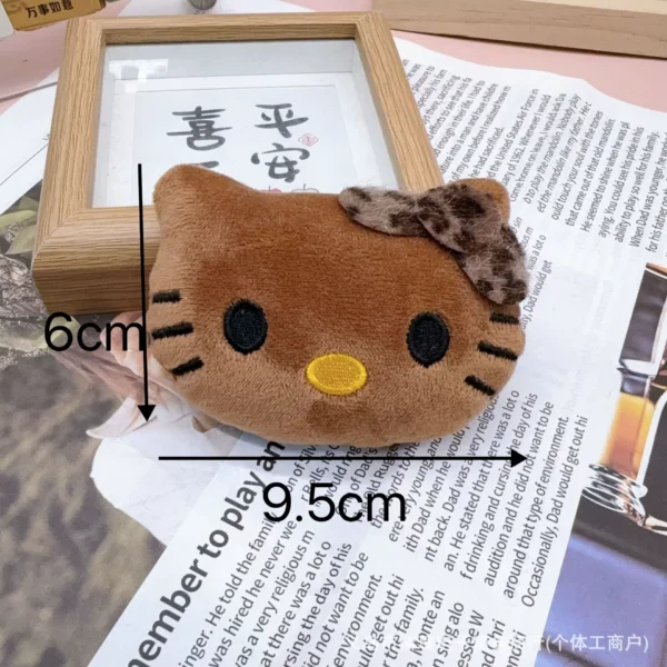 Size-brown-hello-kitty-plush-keychain