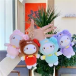 Hello-Kitty-Plush-Keychain-Teddy-Cosplay-1