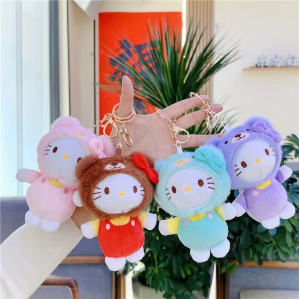 Hello-Kitty-Plush-Keychain-Teddy-Cosplay-1