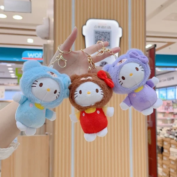 Hello-Kitty-Plush-Keychain-Teddy-Cosplay-8